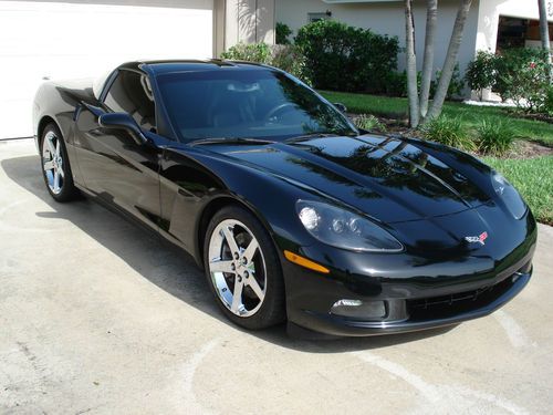 2006 chevrolet corvette 6.0l ls2 z-51 performance.handling package black/black