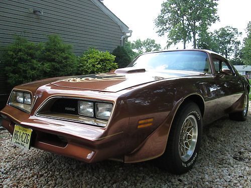 1978 trans am ws6 400 4-speed w72, 69k original miles, phs docs show restoration