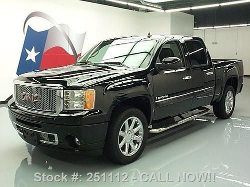 2009 gmc sierra denali crew awd leather nav dvd 32k mi! texas direct auto