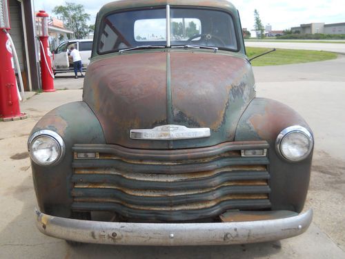 1950 chevy pickup truck 3600 original paint patina sunbaked rat rod