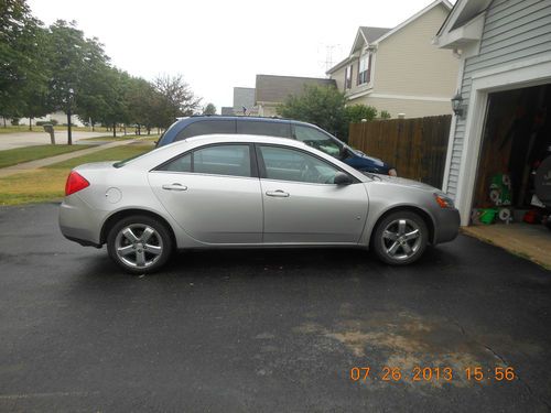 2008 pontiac g6 gt sedan silver  4-door 3.5l 68,000 miles