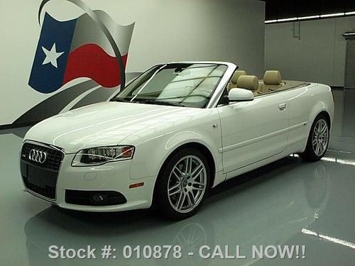 2009 audi a4 cabriolet s-line turbo htd leather 37k mi! texas direct auto