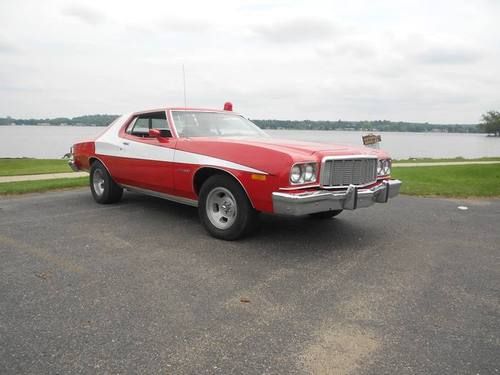 1976 ford gran torino starsky &amp; hutch replica 351w runs and drives great