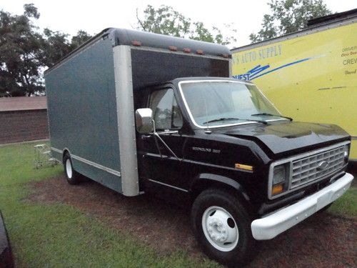 1988 ford f350 16' box truck rebuilt auto trans 460 v8 new paint