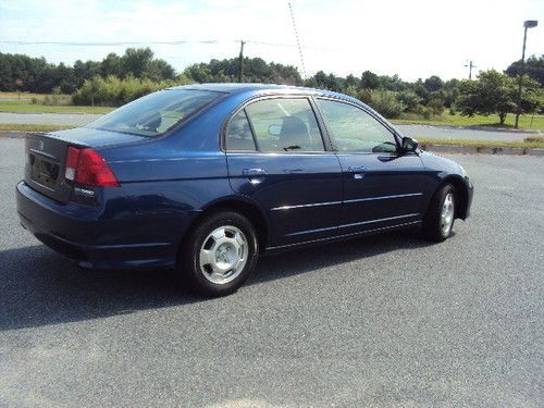 Extra clean one owner 2005 honda civic hybrid sedan 4-door runs 100% no reserve