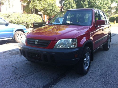 2000 honda crv ex awd. red on gray, all options! 1-owner, extra clean. perfect