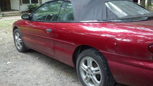 2000 chrysler sebring jx convertible 2-door 2.5l