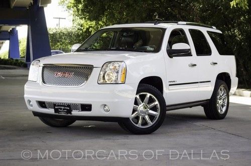 2010 gmc yukon denali awd navigation sat. radio back up camera running boards