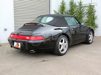 1995 porsche 993 carrera cabriolet great maintenance history new clutch 6-speed