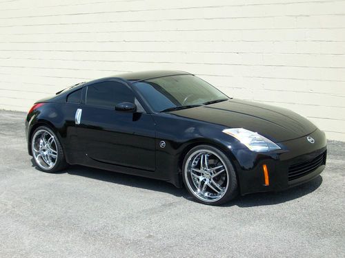 Nissan 350z enthusiast 6 speed with black leather ***low miles*** nice