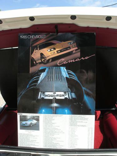 1985 Z 28 Camaro Chevolet V8 Automatic Fully Loaded NMint Condition Coolville OH, image 8