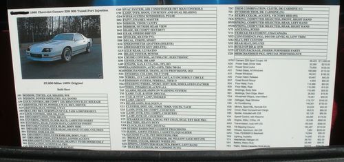 1985 Z 28 Camaro Chevolet V8 Automatic Fully Loaded NMint Condition Coolville OH, image 9