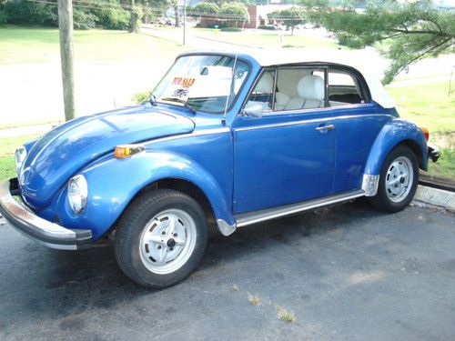 1978 volkswagen super beetle base convertible 2-door 1.6l