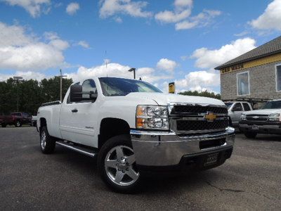 12 chevy silverado 3500hd srw 4x4 duramax diesel long box 1-owner snow plow prep