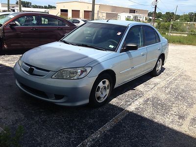 Honda civic hybrid gas saver clear title no reserve sedan