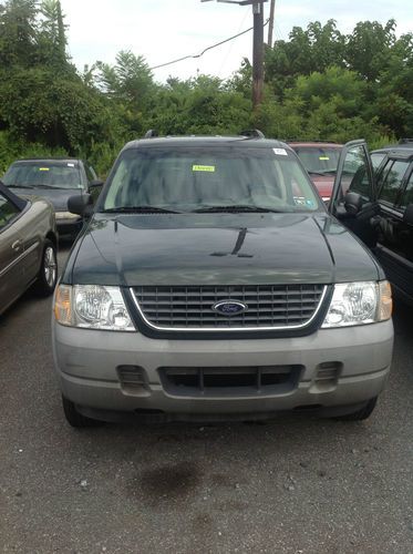 2002 ford explorer xls 4x4 sport utility vehicle suv green no reserve