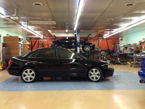 2001 audi s4 clean clean 6 speed manual, fully serviced to the max!!!! black!!!