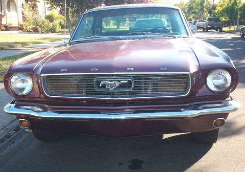 1966 mustang 289 factory air conditioning and disc brakes orig survivor ca car