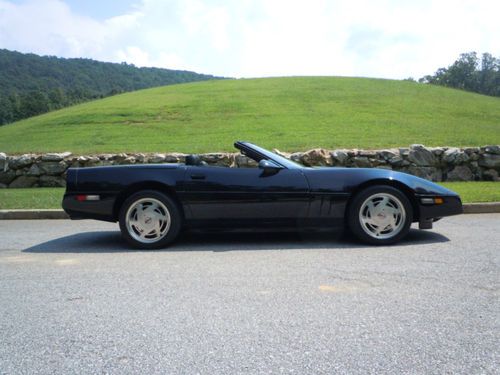1989 corvette convertible triple black 6 speed