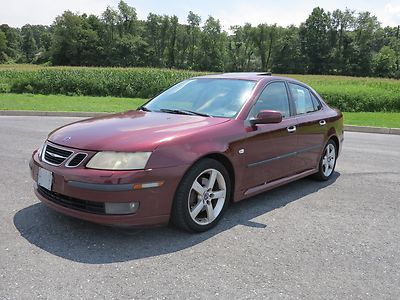 2003 03 saab 9-3 arc non smoker no reserve cd automatic runs great