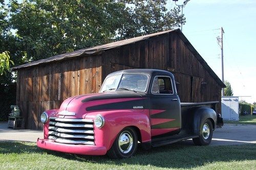 1953 chevrolet 3100 5 window pickup hot rod v8 automatic