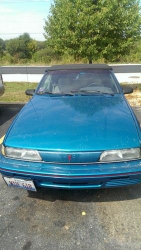 1992 pontiac sunbird convertible 3.1l v6 fi 1 owner garage kept