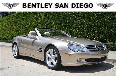 2005 mercedes benz sl600. beige over tan. 47k miles. hardtop convertible.