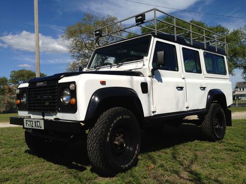 1988 land rover defender 110 200 tdi new york title 45k on 200tdi white