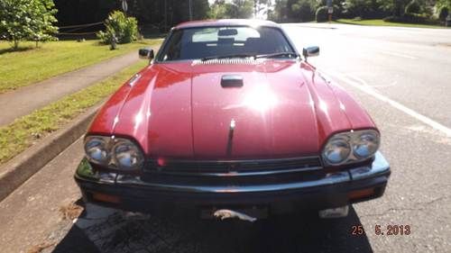 1988 red jaguar xjs v12 57,000 miles 2nd owner ! make a fair offer !