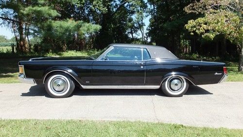 70~1970~lincoln~continental~mark~iii~triple~black