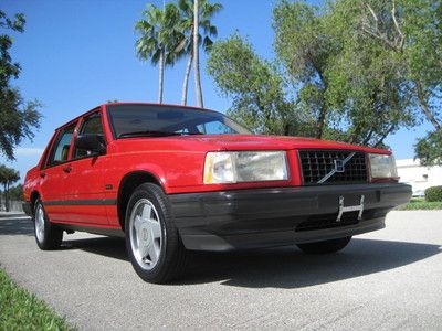 Fabulous original volvo 740 intercooled turbo, 5 speed 1 owner s. florida car