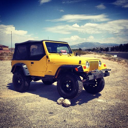 2001 jeep wrangler se sport