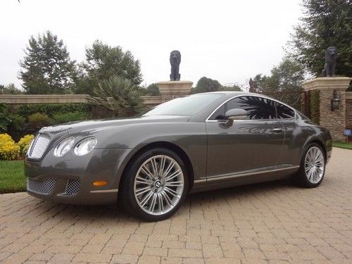 08 bentley gt speed* 1 owner* mulliner pkg*alum facia*rear view camera*low miles