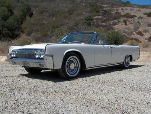 1964 lincoln continental convertible no rust, excellent paint &amp; chrome