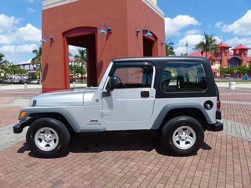 Right hand drive wrangler sport - 2004 florida jeep with auto trans., hard top