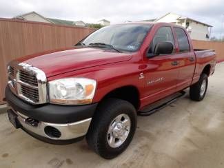 *2006*ram 2500*4x4*quad cab*5.9l cummins turbo diesel*auto*short bed*83k miles!*