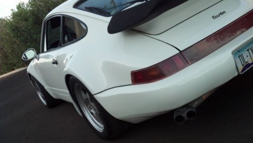 1987 930 turbo, white, no rust, no accidents, 3.3litre, 4 spd, $1 no reserve