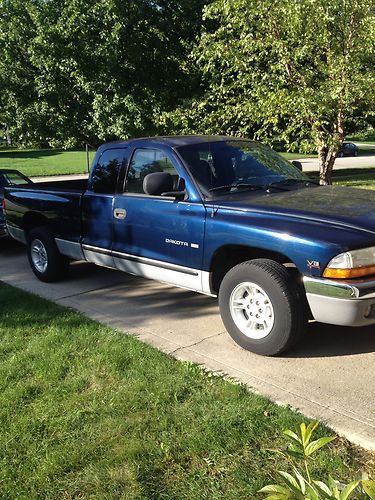 2000 dodge dakota slt low miles 5.9l magnum v8 extended cab