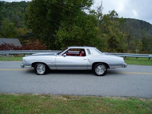 1977 chevrolet monte carlo landau.. 34k miles . 1 owner .. garage kept ..