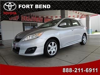 2010 toyota matrix wagon manual s fwd abs cruise cd mp3 bags power ceritied