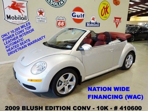 09 beetle conv blush edition,automatic,pwr top,htd lth,17in whls,10k,we finance!
