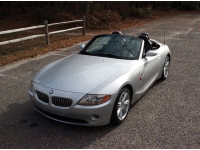 Nice titanium silver 3.0l z4 roadster - automatic, heated seats, cd, dsc - fun!