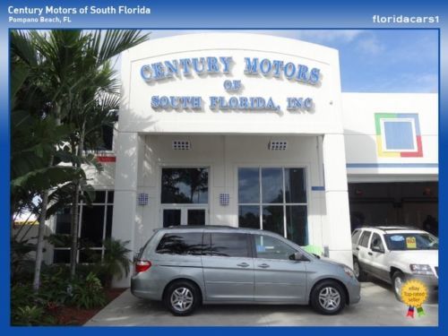 2007 honda odyssey ex-l 3.5l v6 auto 1 owner low mileage leather loaded