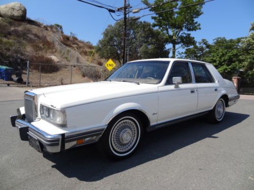 1 owner 82 lincoln continental givenchy slant bustle back 5.0 v8 61k original mi