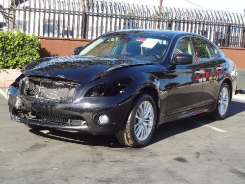 2012 infiniti m35h damaged salvage only 21k miles navigation rear view camera!!