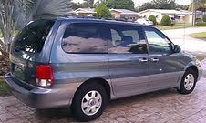 2002 kia sedona ex 7 passenger van 5door 3.5l 6 cy low miles 3 row leather seats