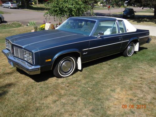 1977 oldsmobile delta 88 royal, two door, 403, vinyl top, under 40k miles!