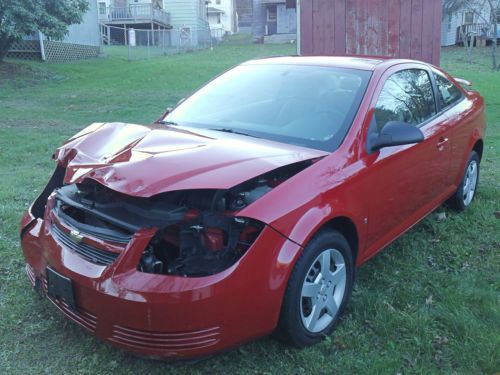 No reserve 2007 chevrolet cobalt ls coupe 2.2l auto wrecked rebuildable salvage