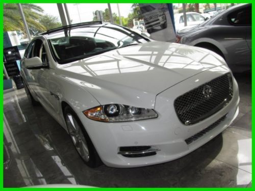 11 white 5l v8 xj-8 sedan *heated &amp; ventilated front &amp; rear seats *navigation*fl