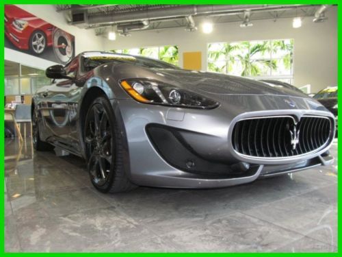 13 gray 4.7l v8 granturismo sport coupe *red leather *carbon fiber spoiler